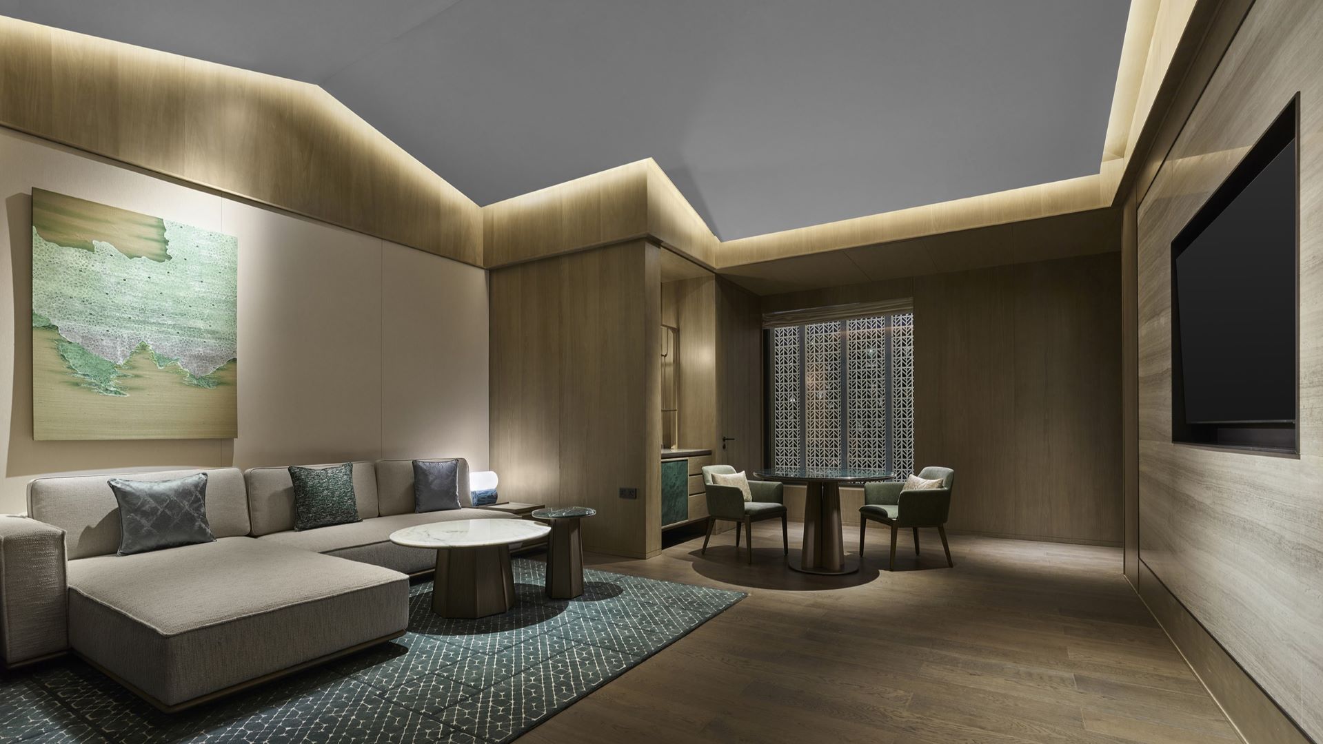 BTCNSS 别院客厅朝内90m² Living Room